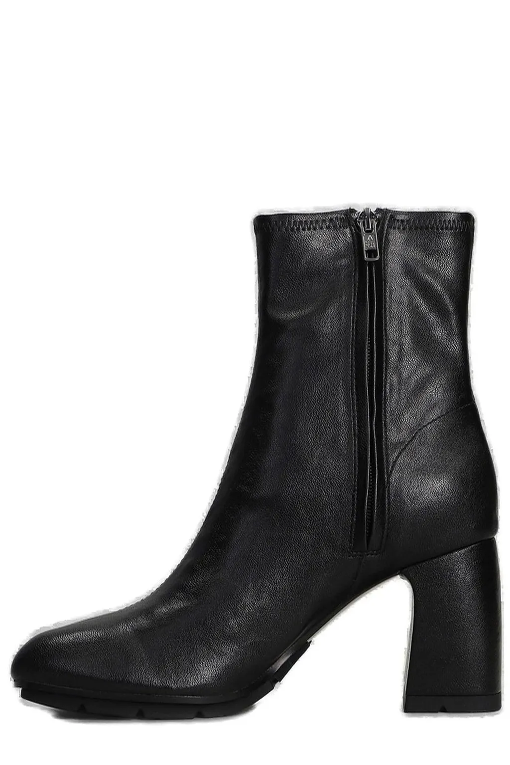 Ash Square-Toe Zipped Boots