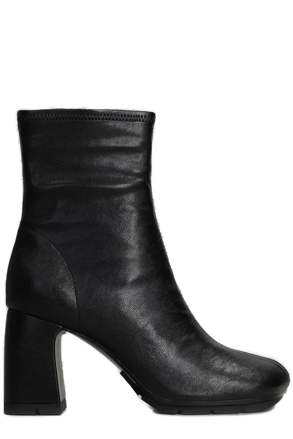 Ash Square-Toe Zipped Boots