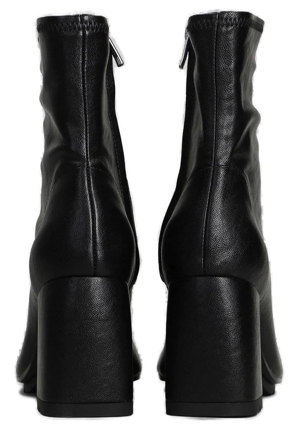 Ash Square-Toe Zipped Boots