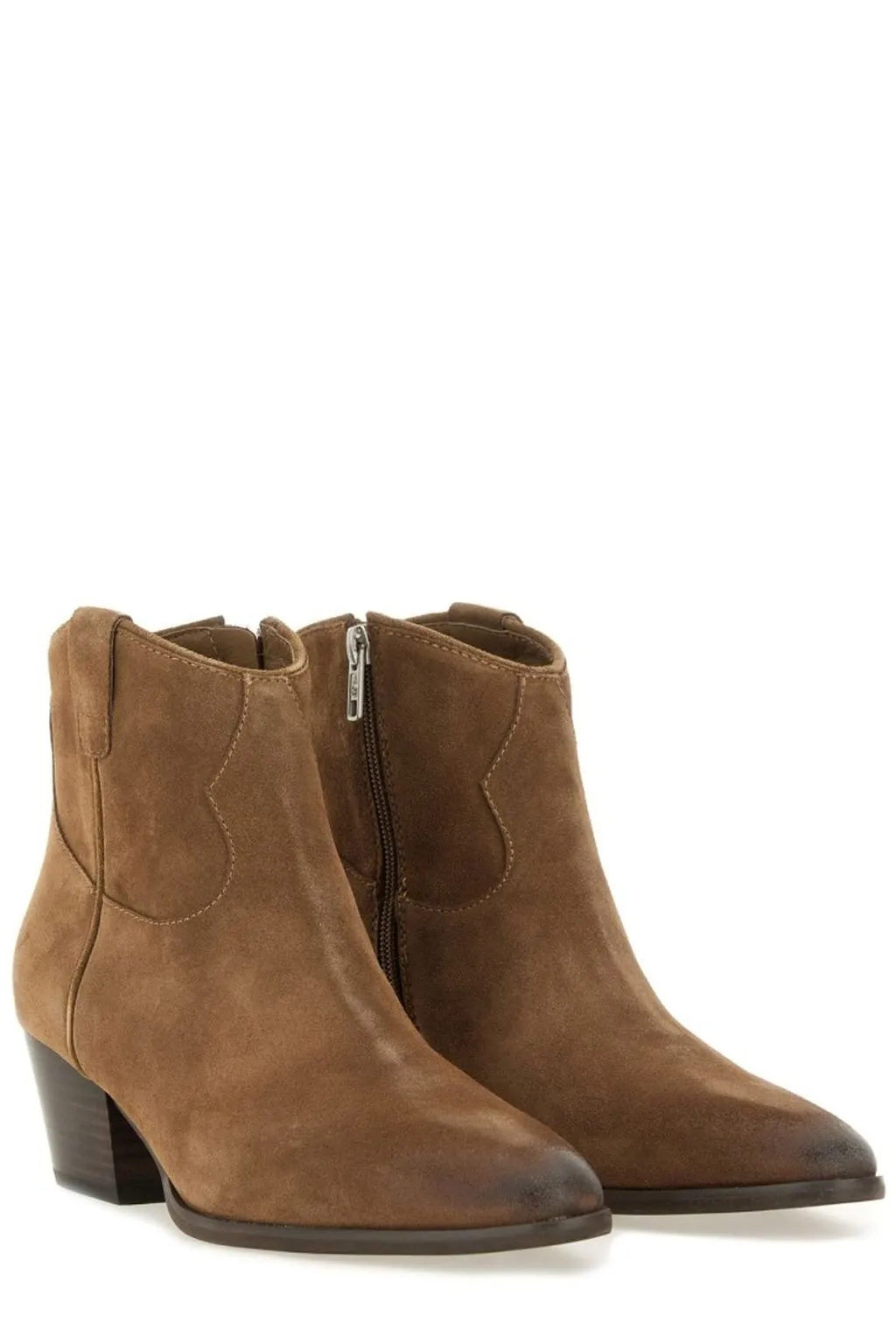 Ash Fame Pointed Toe Ankle Boots