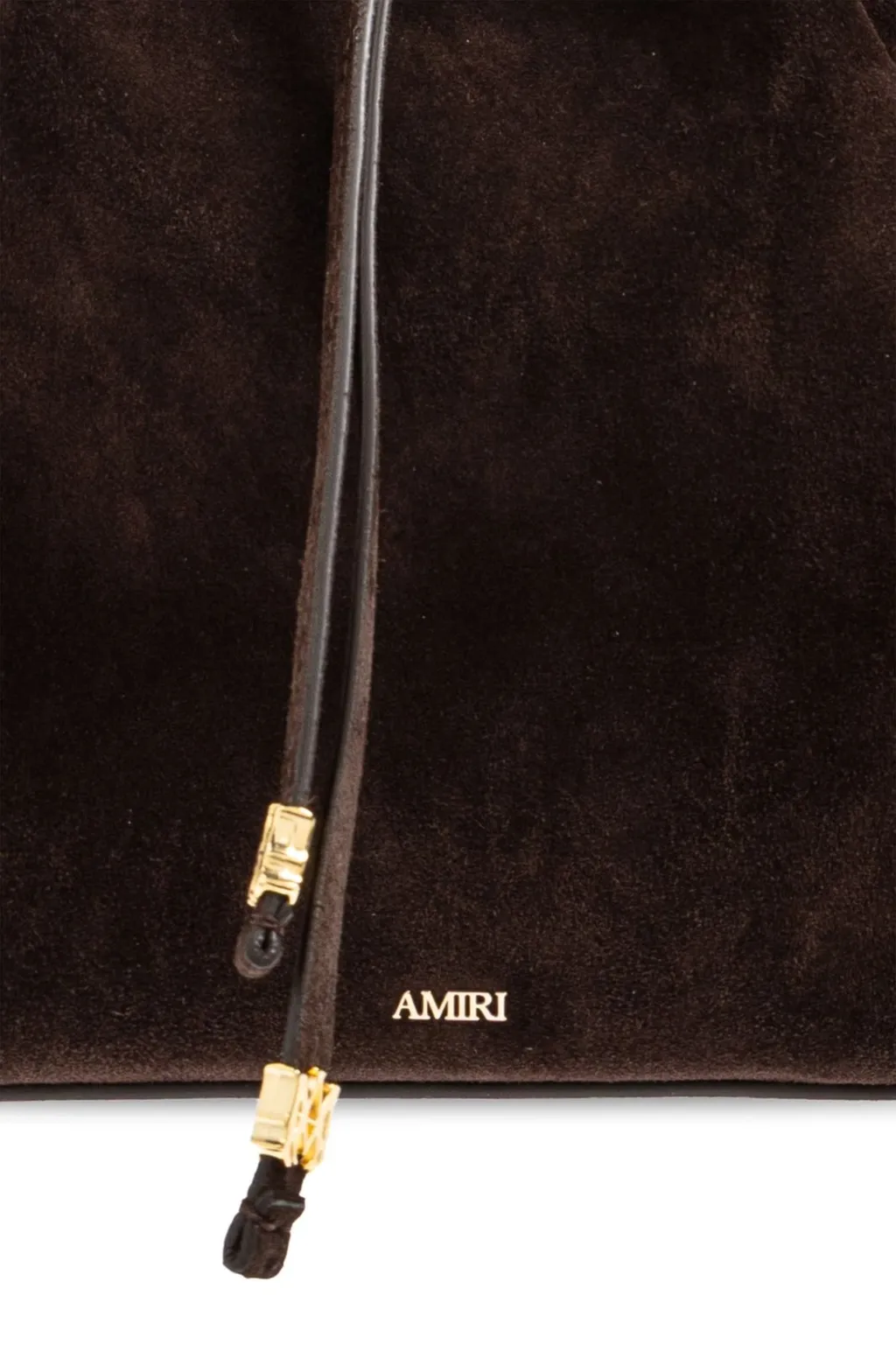 Amiri Logo Lettering Drawstring Bucket Bag