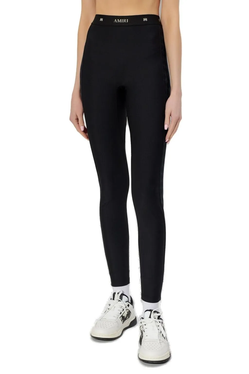 Amiri High Waist Signature Logo Leggings