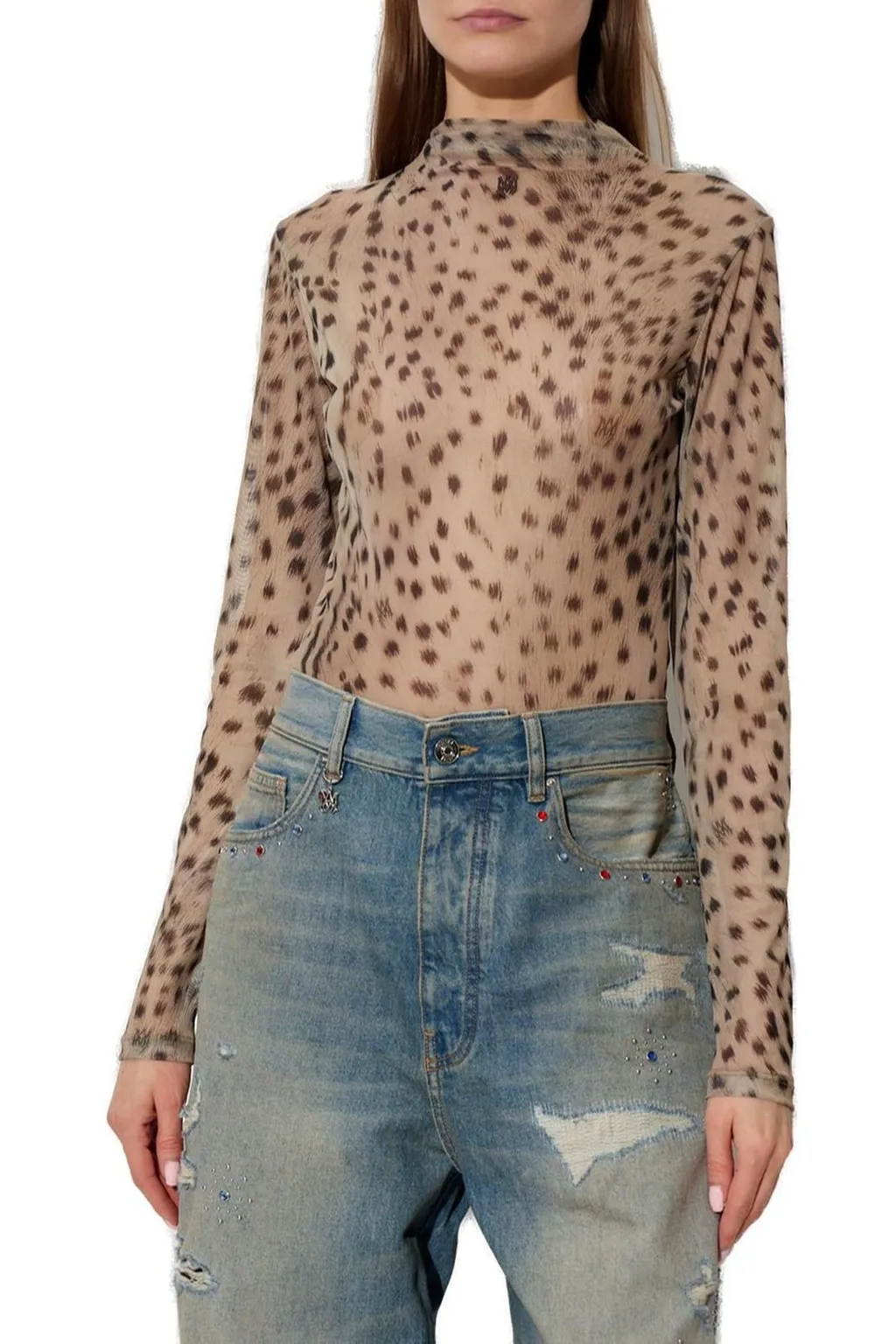 Amiri Deer Long Sleeved Top
