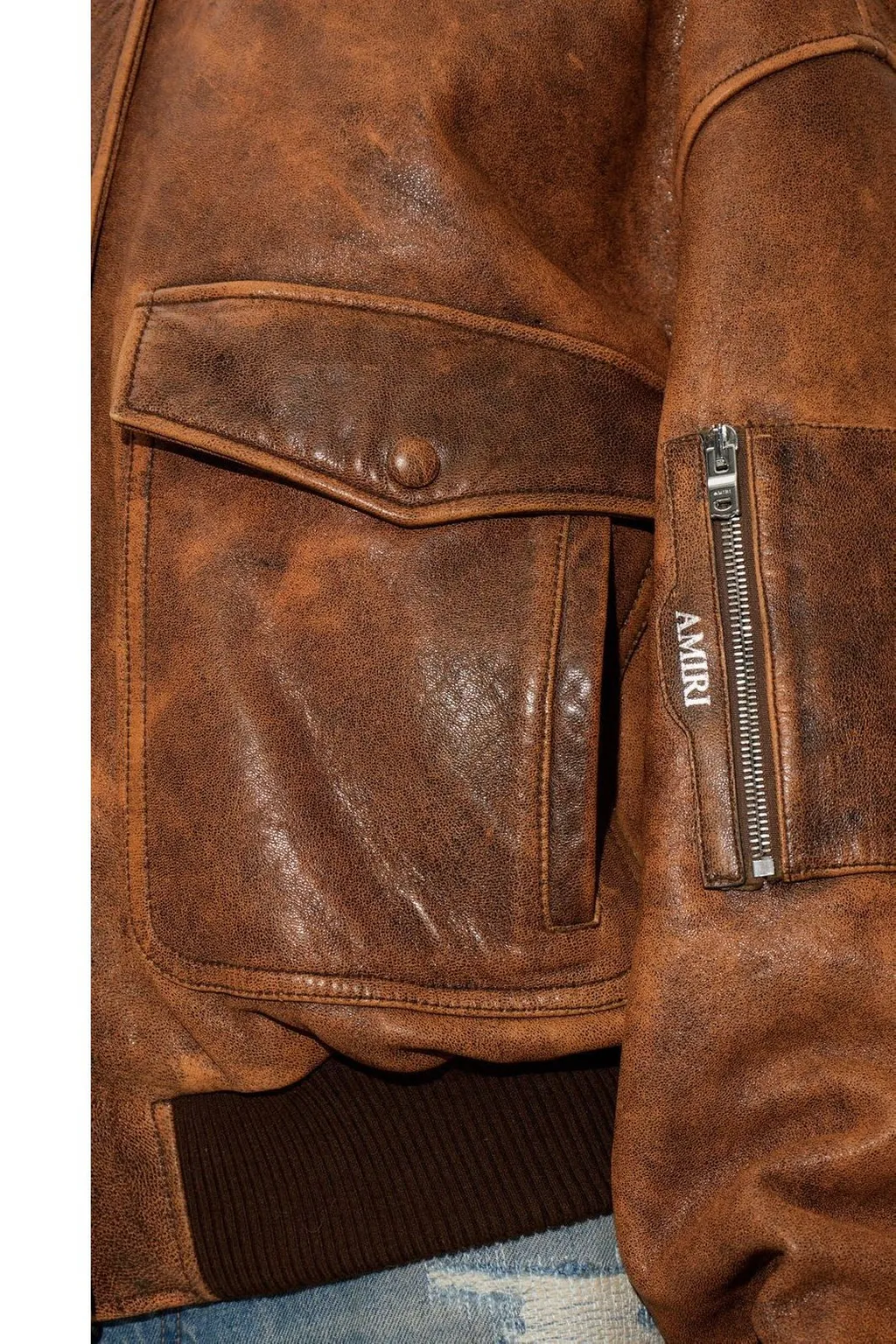Amiri Leather Jacket