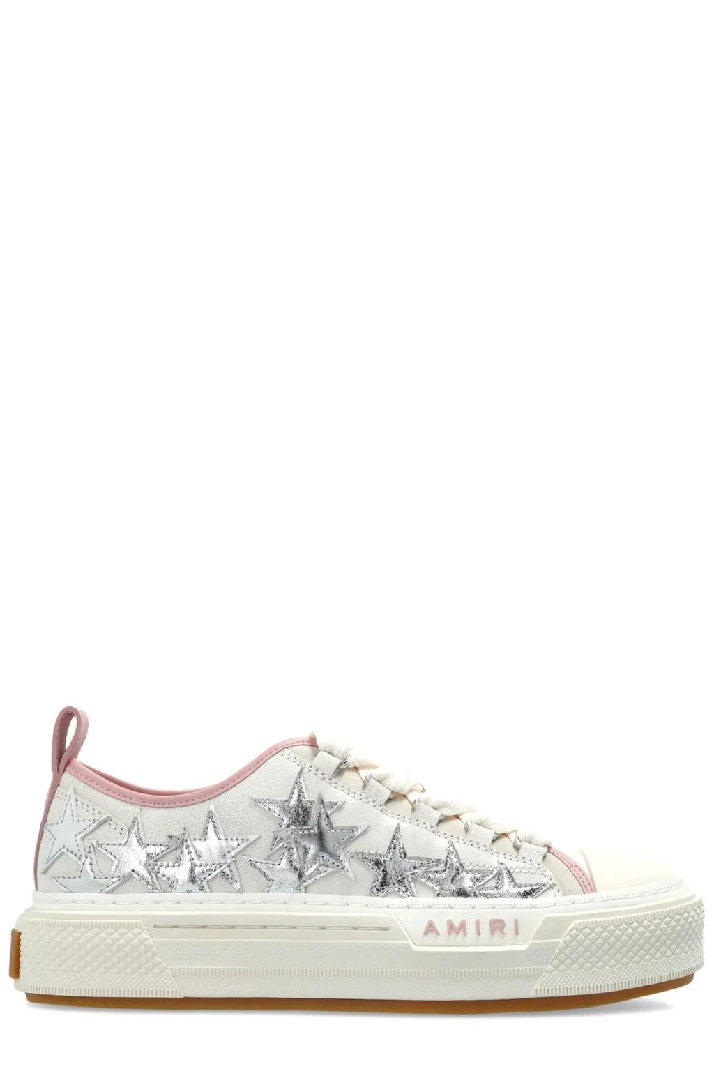 Amiri Metallic Stars Court Low Sneakers