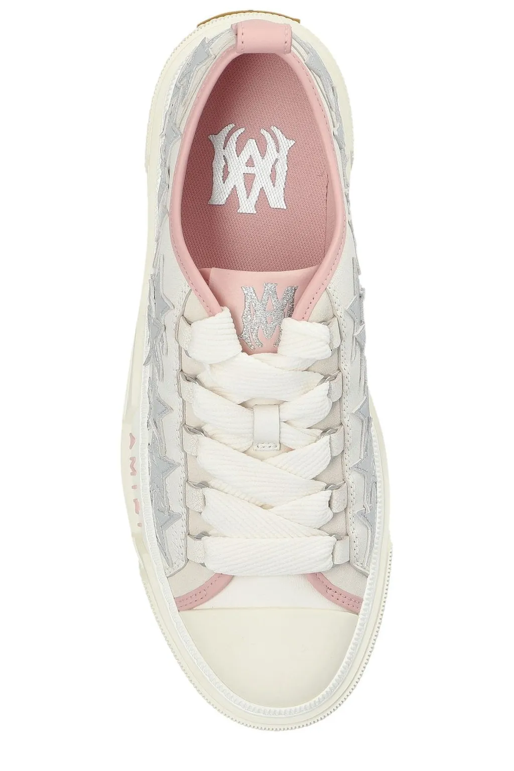 Amiri Metallic Stars Court Low Sneakers