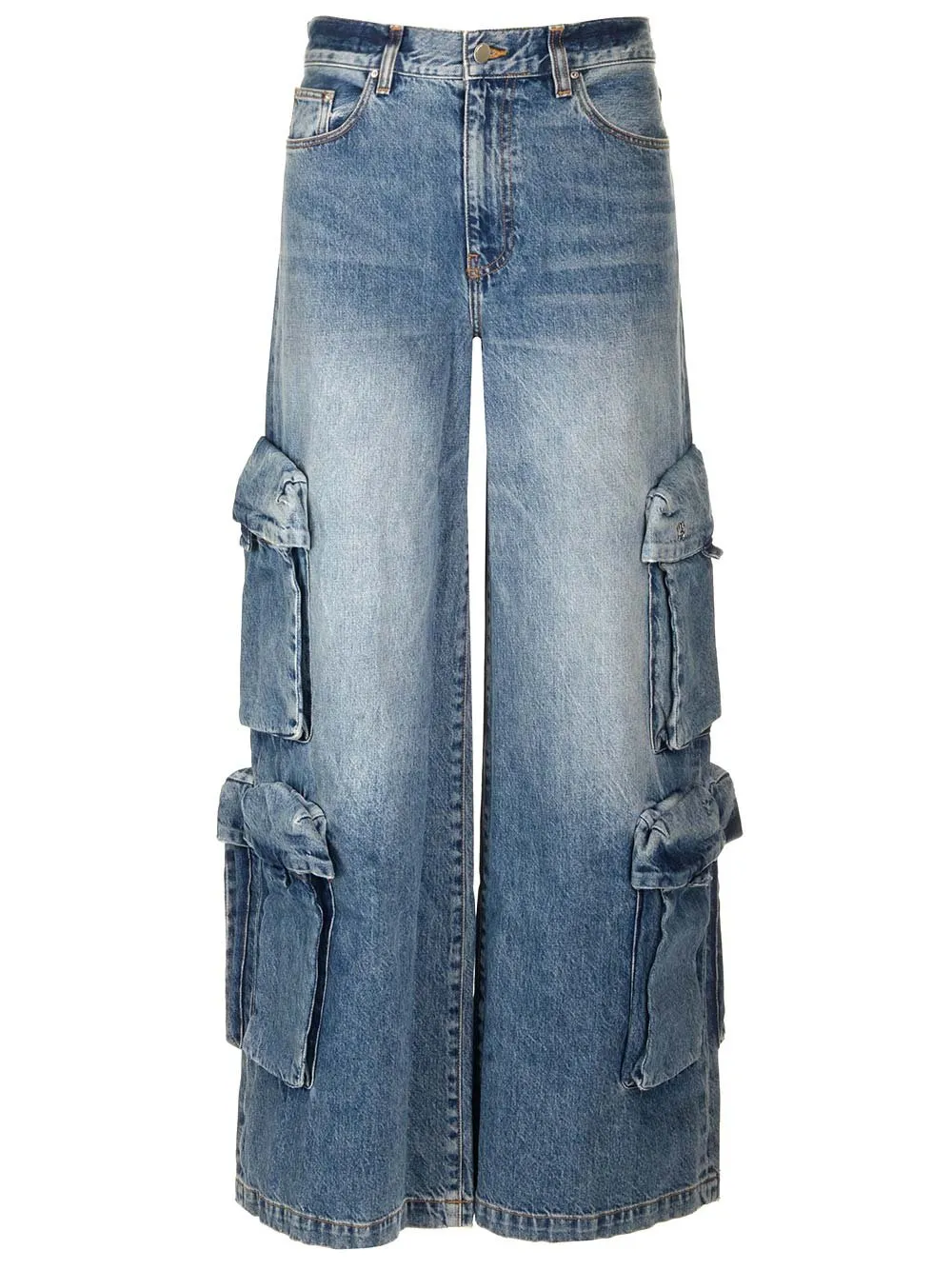 Amiri Wide-Leg Cargo Jeans