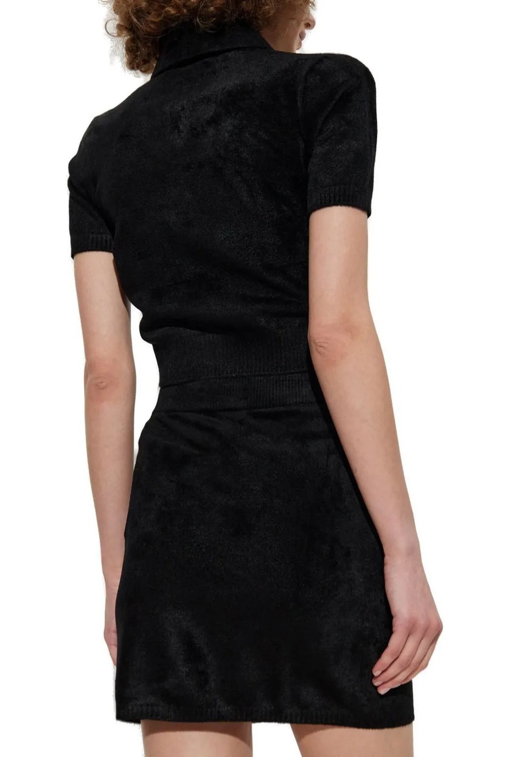 Amiri Velvet Polo Shirt