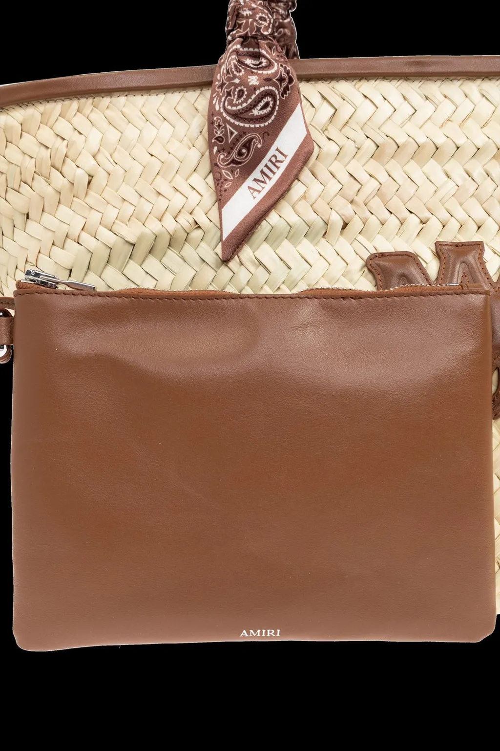 Amiri Logo Patch Shopper Bag