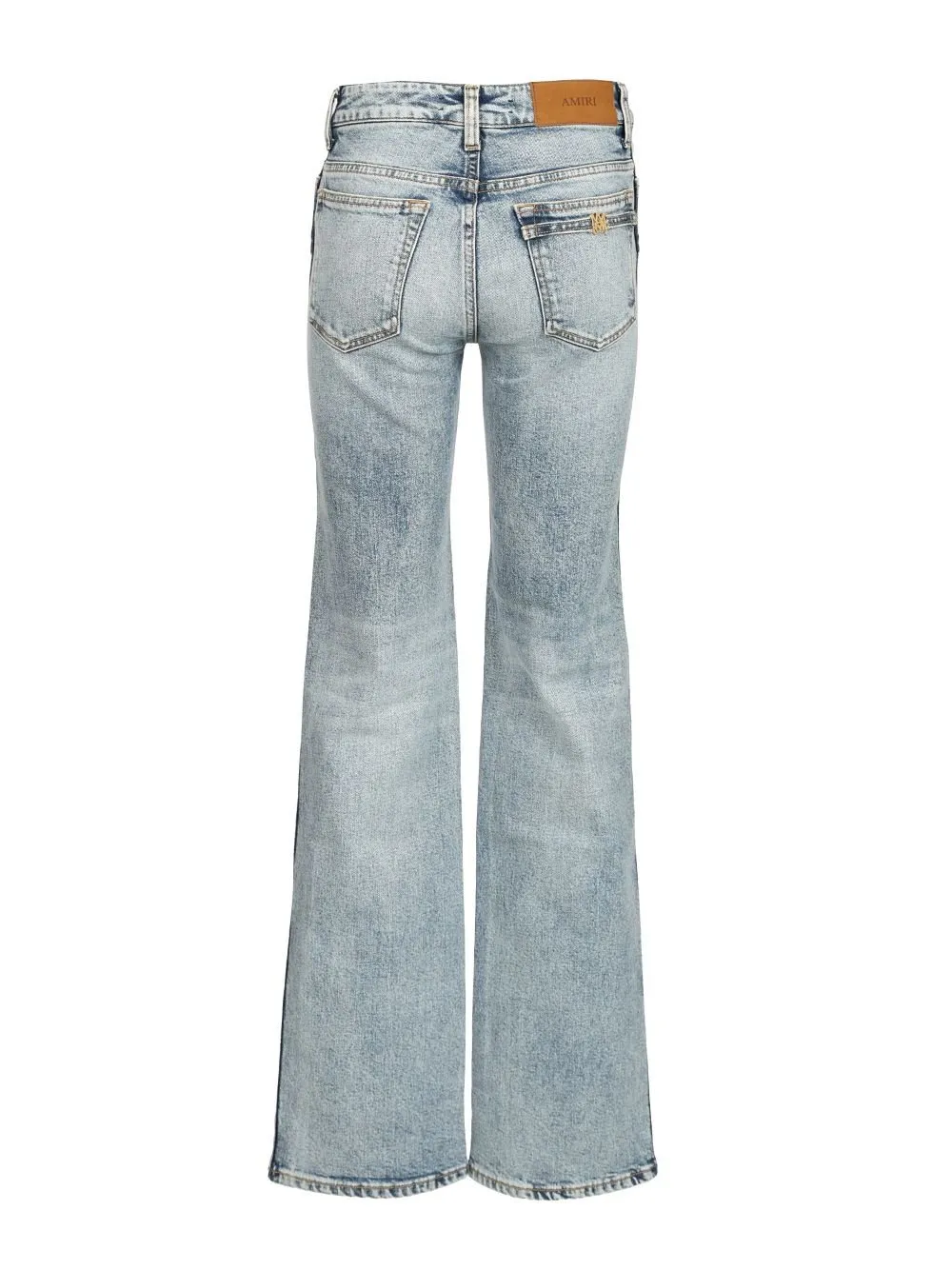 Amiri Ma Logo Patch Flared Jeans