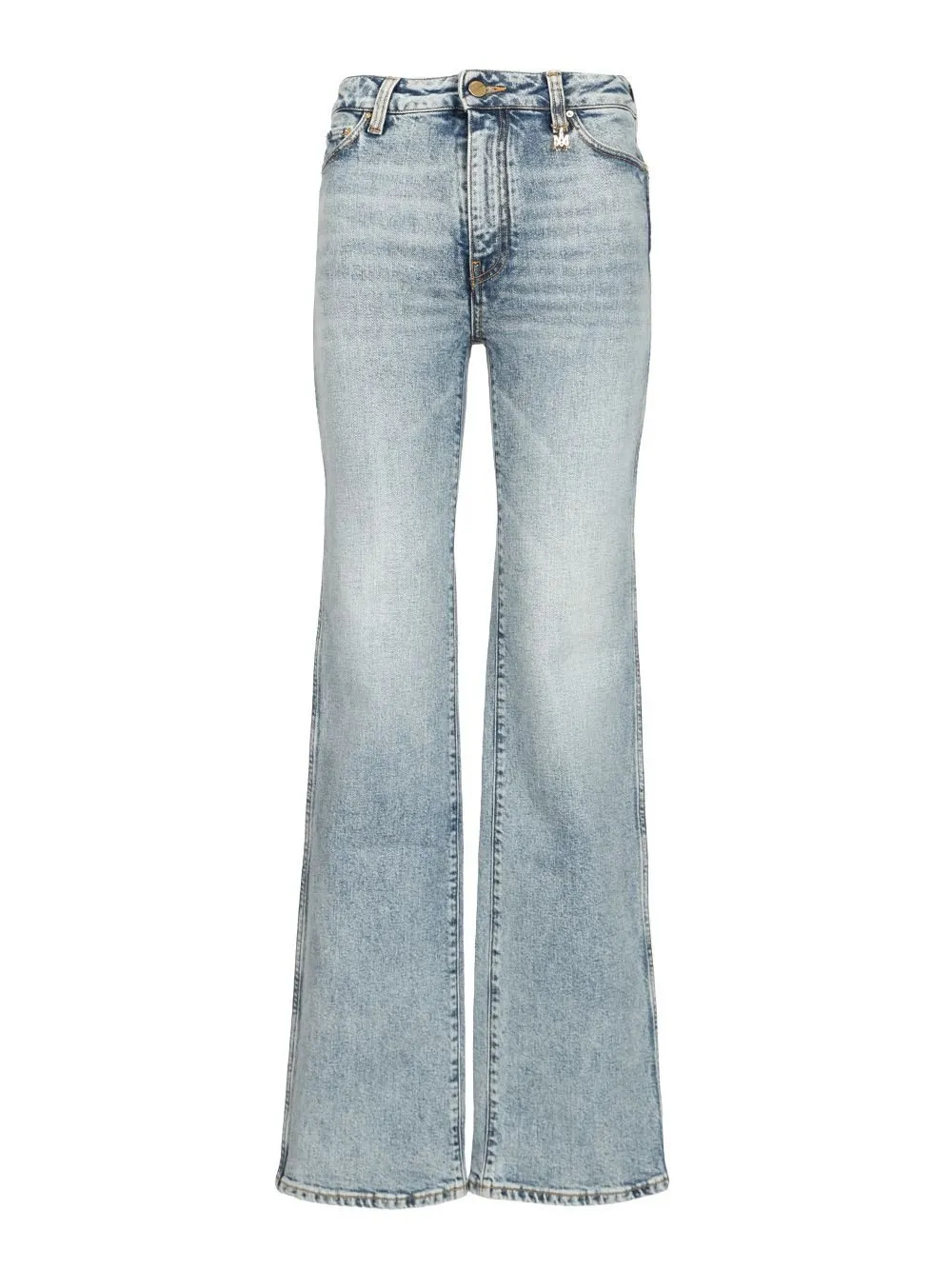 Amiri Ma Logo Patch Flared Jeans