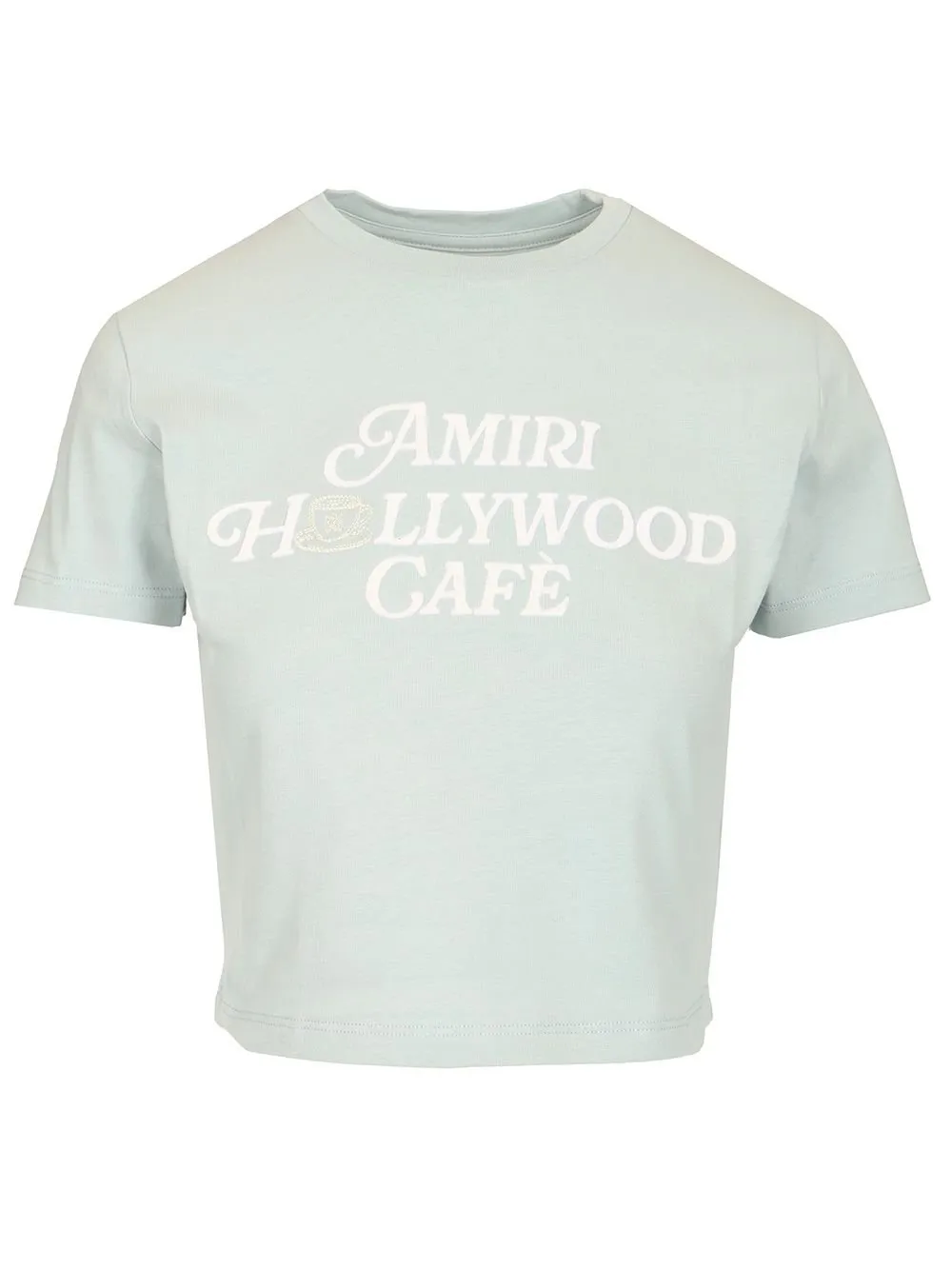 Amiri Hollywood Cafe Cropped T-Shirt