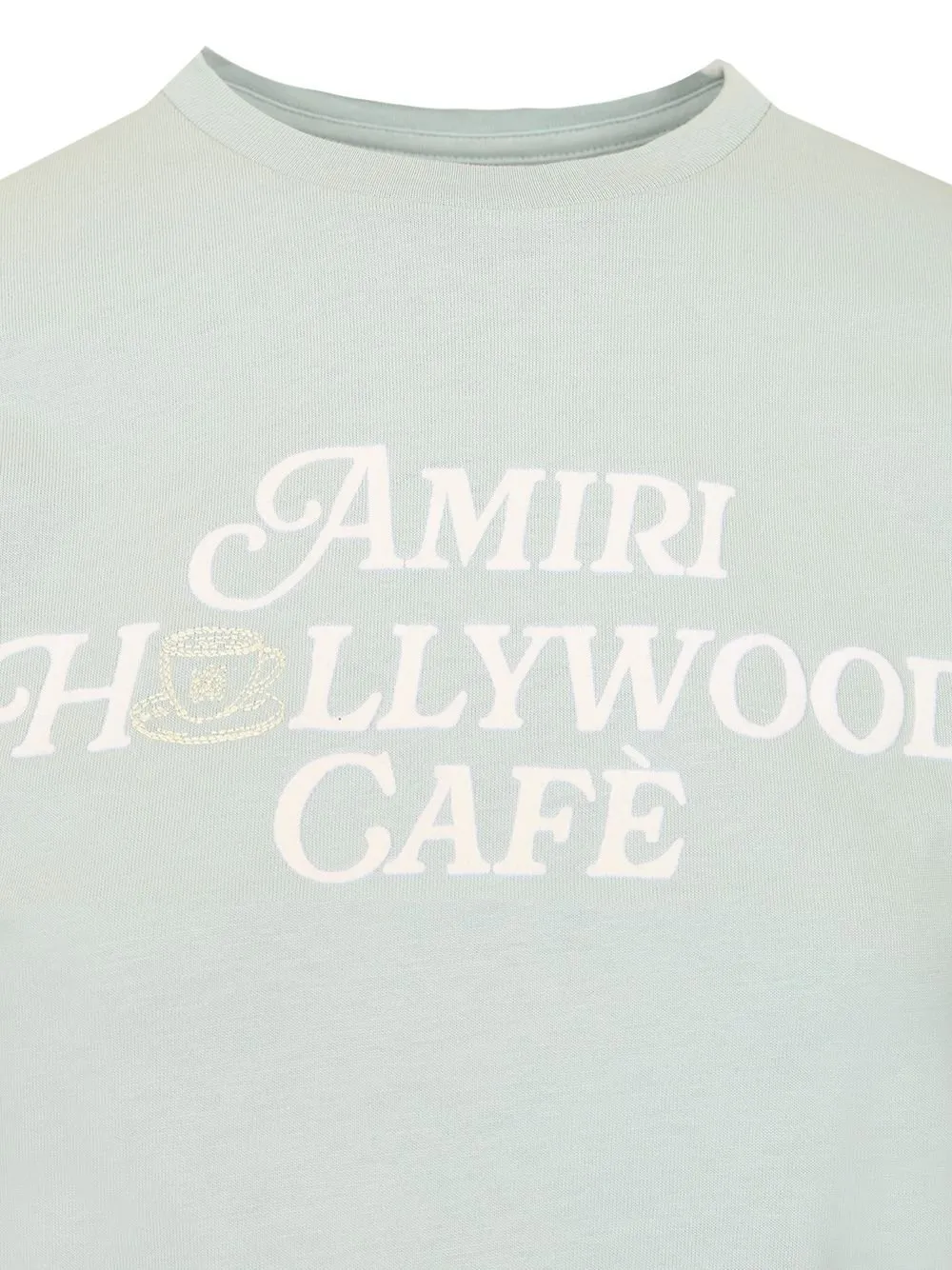 Amiri Hollywood Cafe Cropped T-Shirt