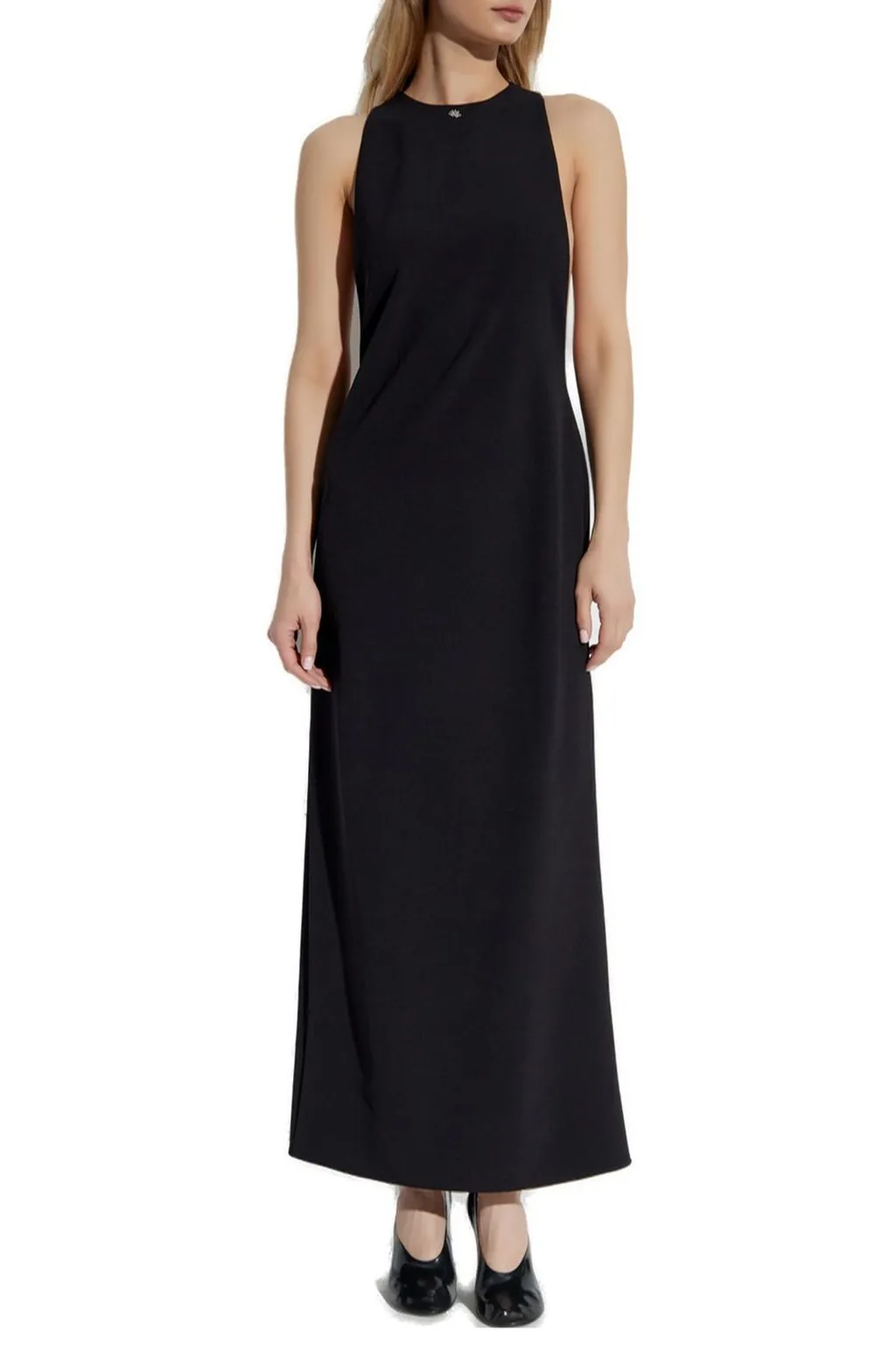 Amiri Logo-Plaque Sleeveless Dress