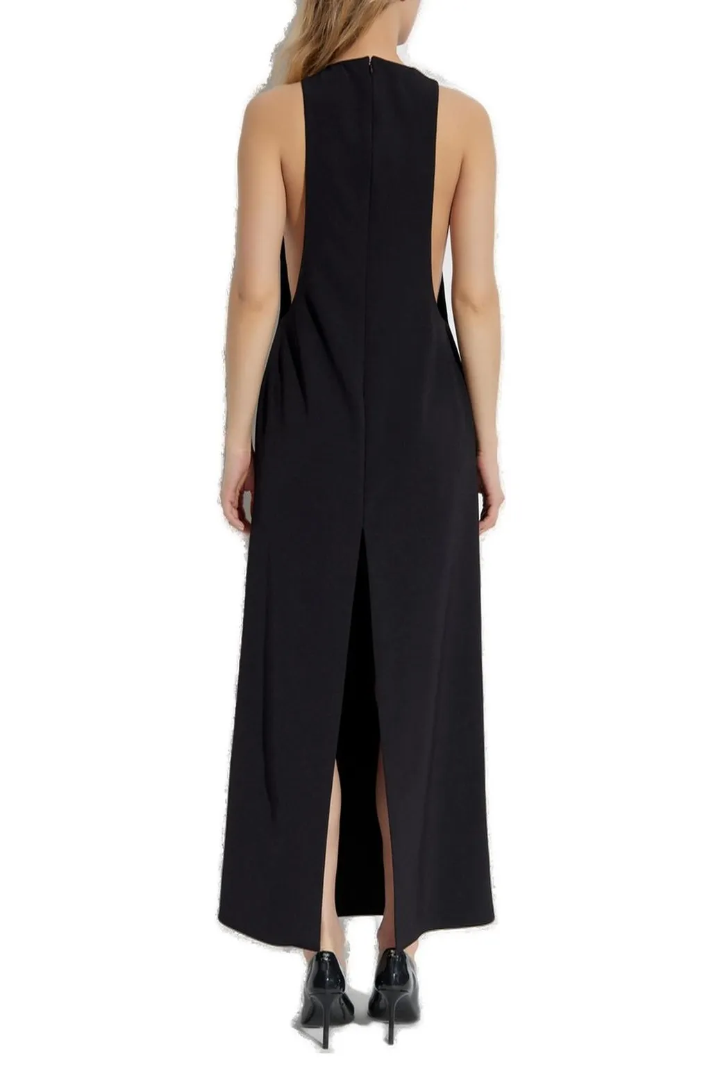 Amiri Logo-Plaque Sleeveless Dress