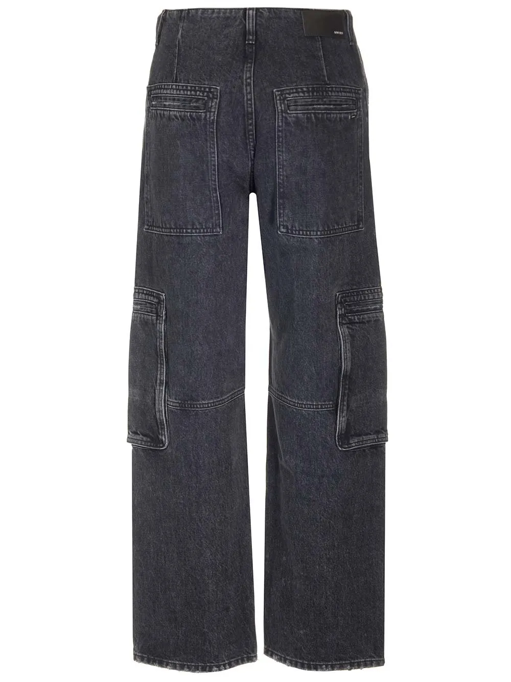 Amiri Wide-Leg Cargo Loose Jeans