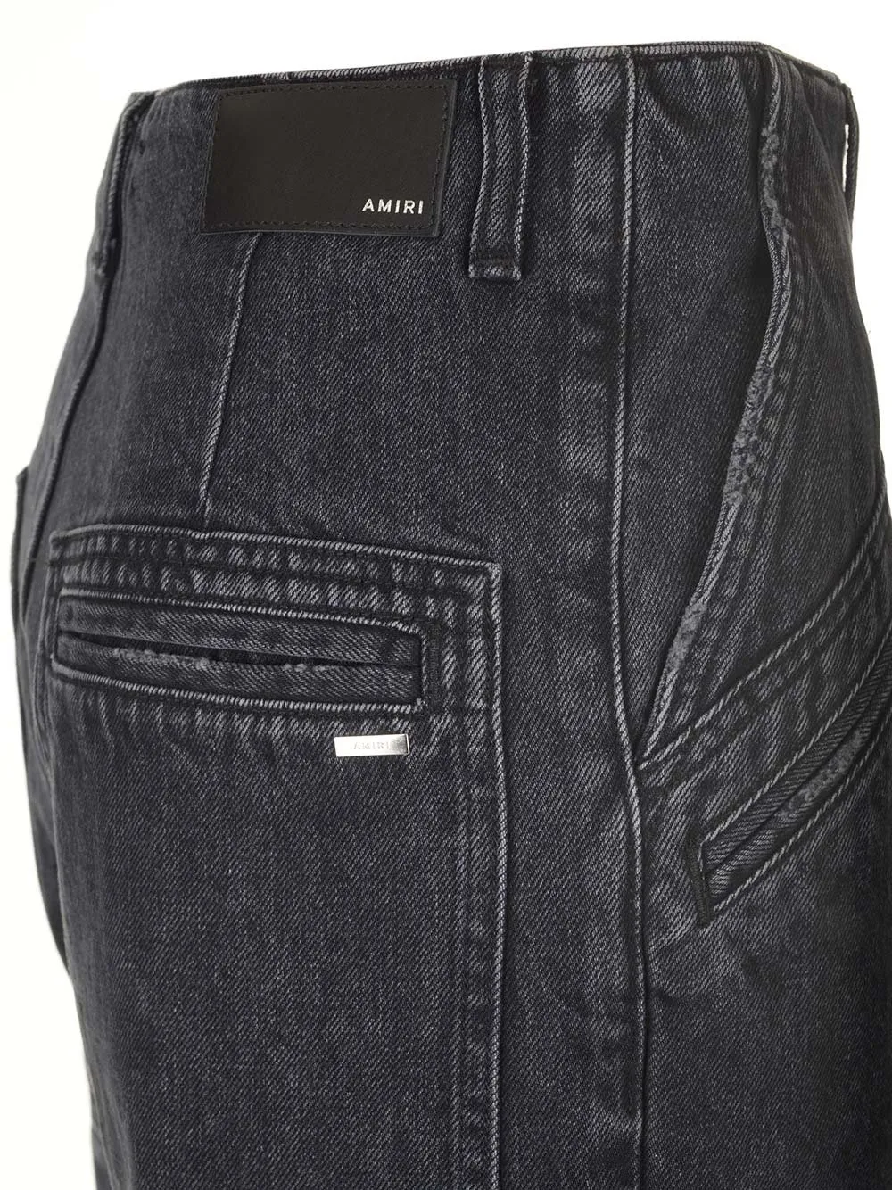 Amiri Wide-Leg Cargo Loose Jeans