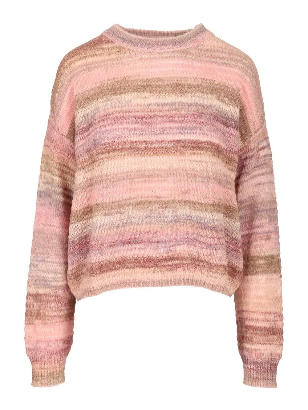 Amish Striped Crew Neck Knitwear