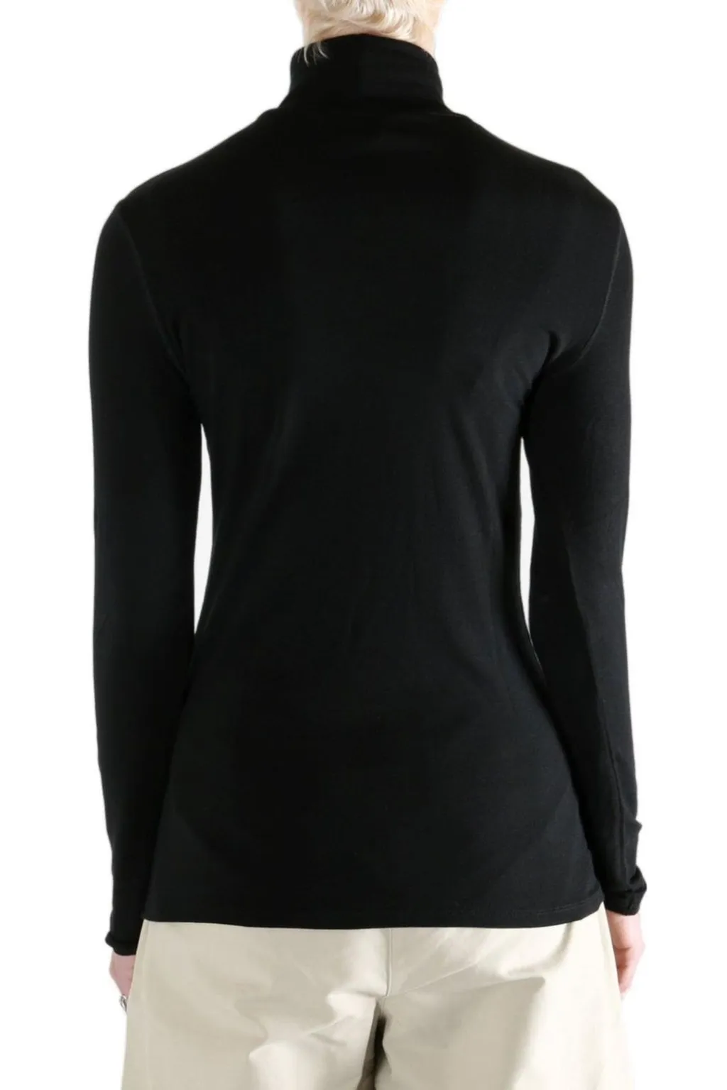 Amomento Turtleneck Long-Sleeved T-Shirt