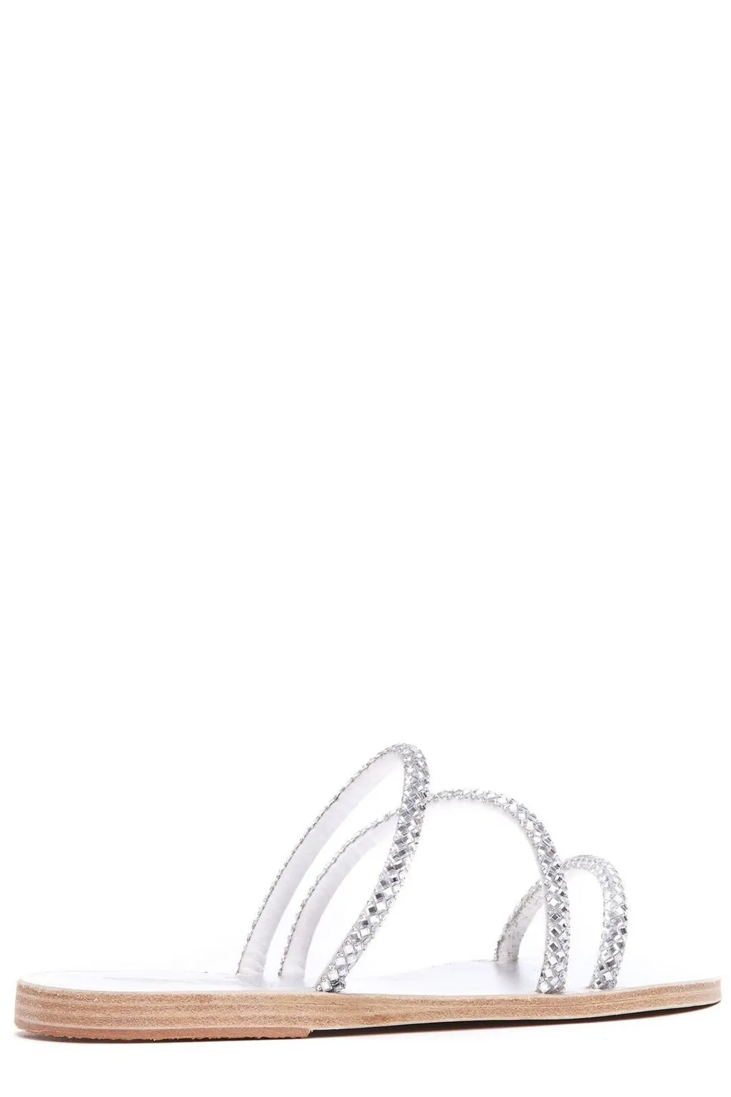 Ancient Greek Sandals Polytimi Embellished Slip-On Sandals