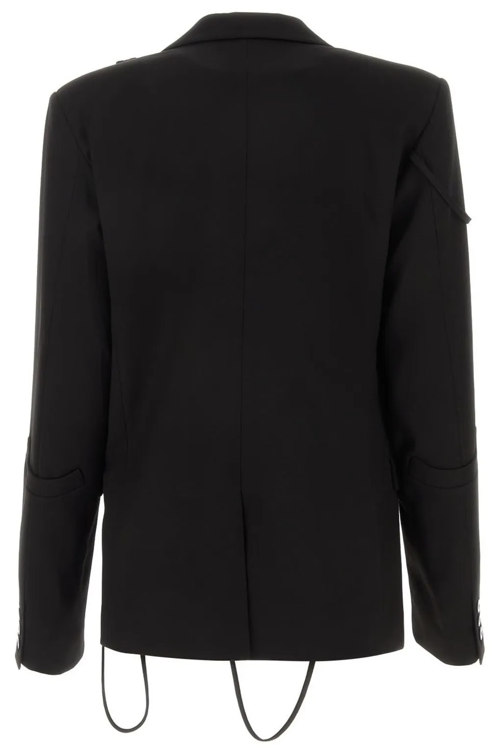 Andrea Adamo Drawstring Blazer Jacket