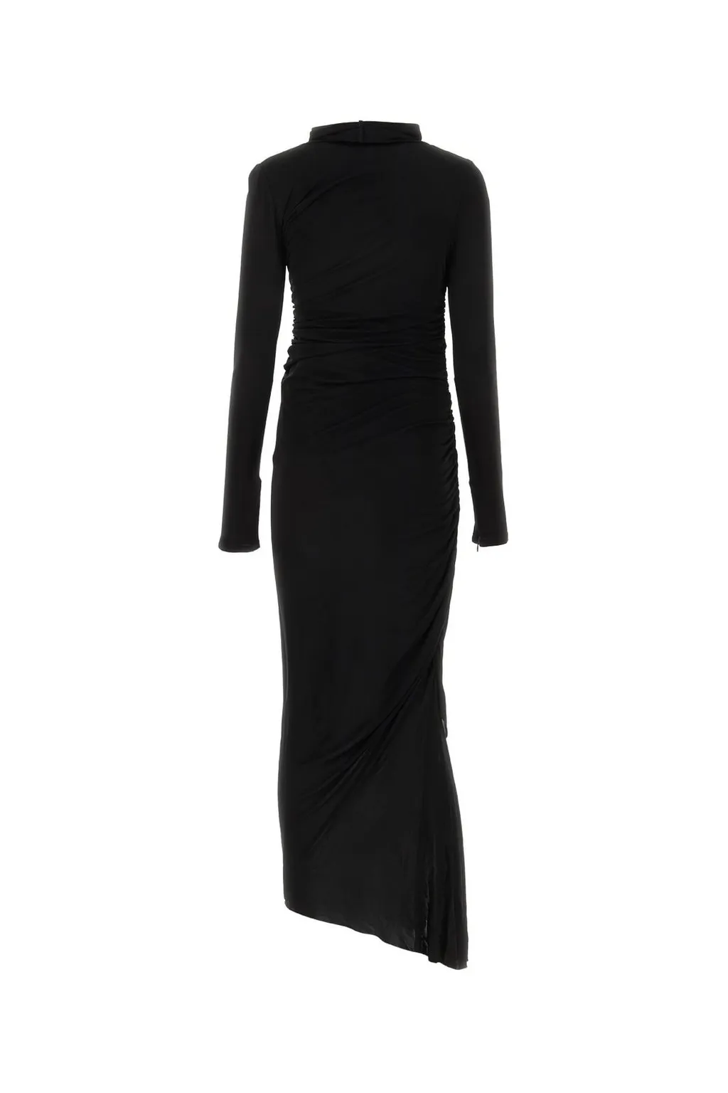 Andrea Adamo Ruched Maxi Dress