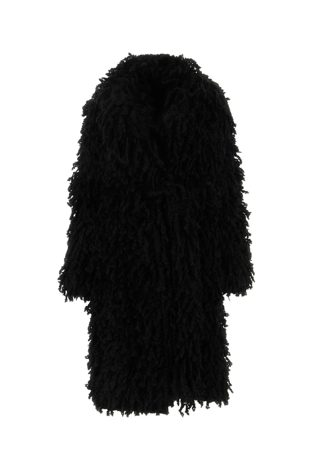 Andrea Adamo Textured Long Coat