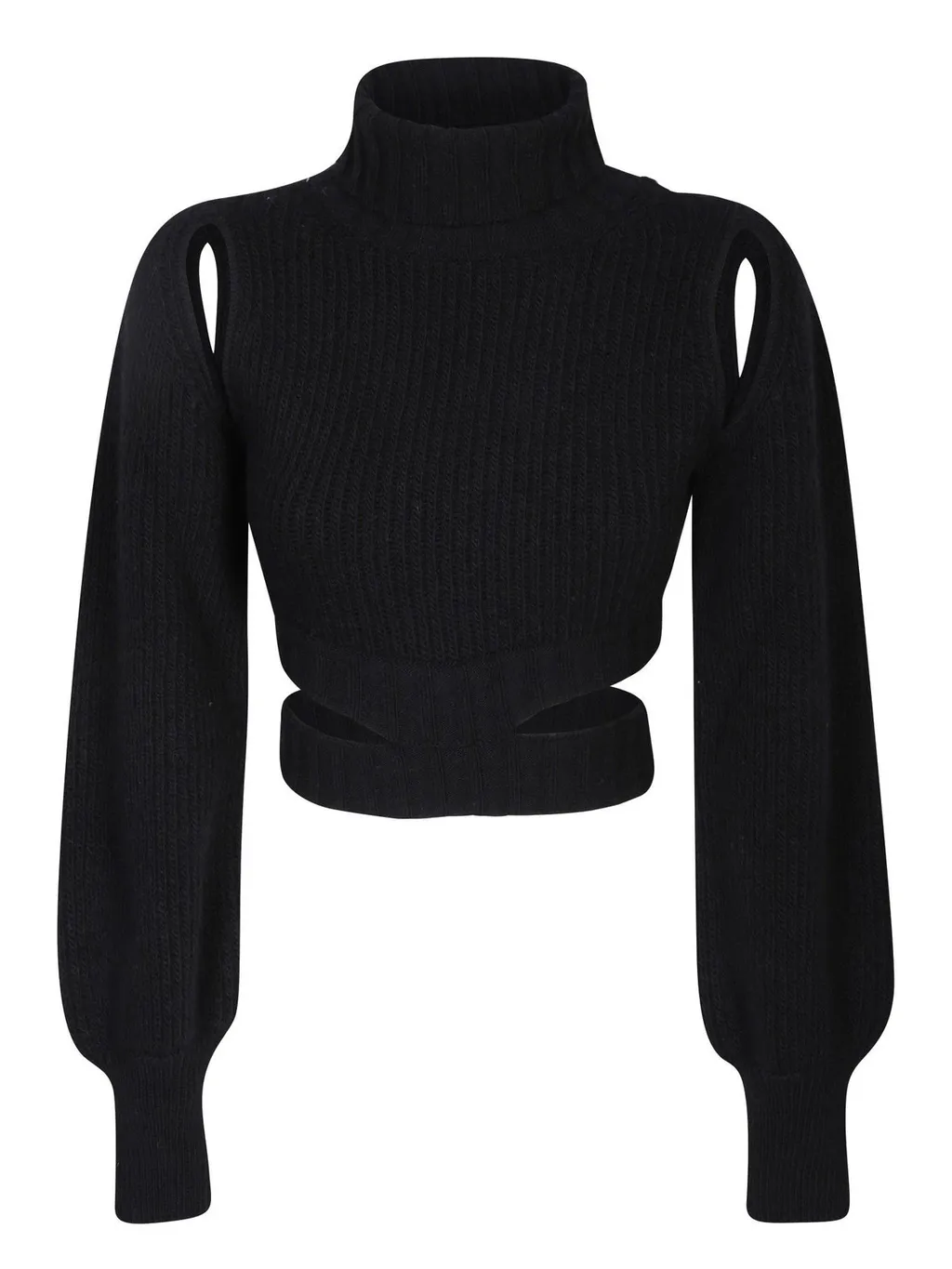 Andrea Adamo Cut Out Accent Sweater