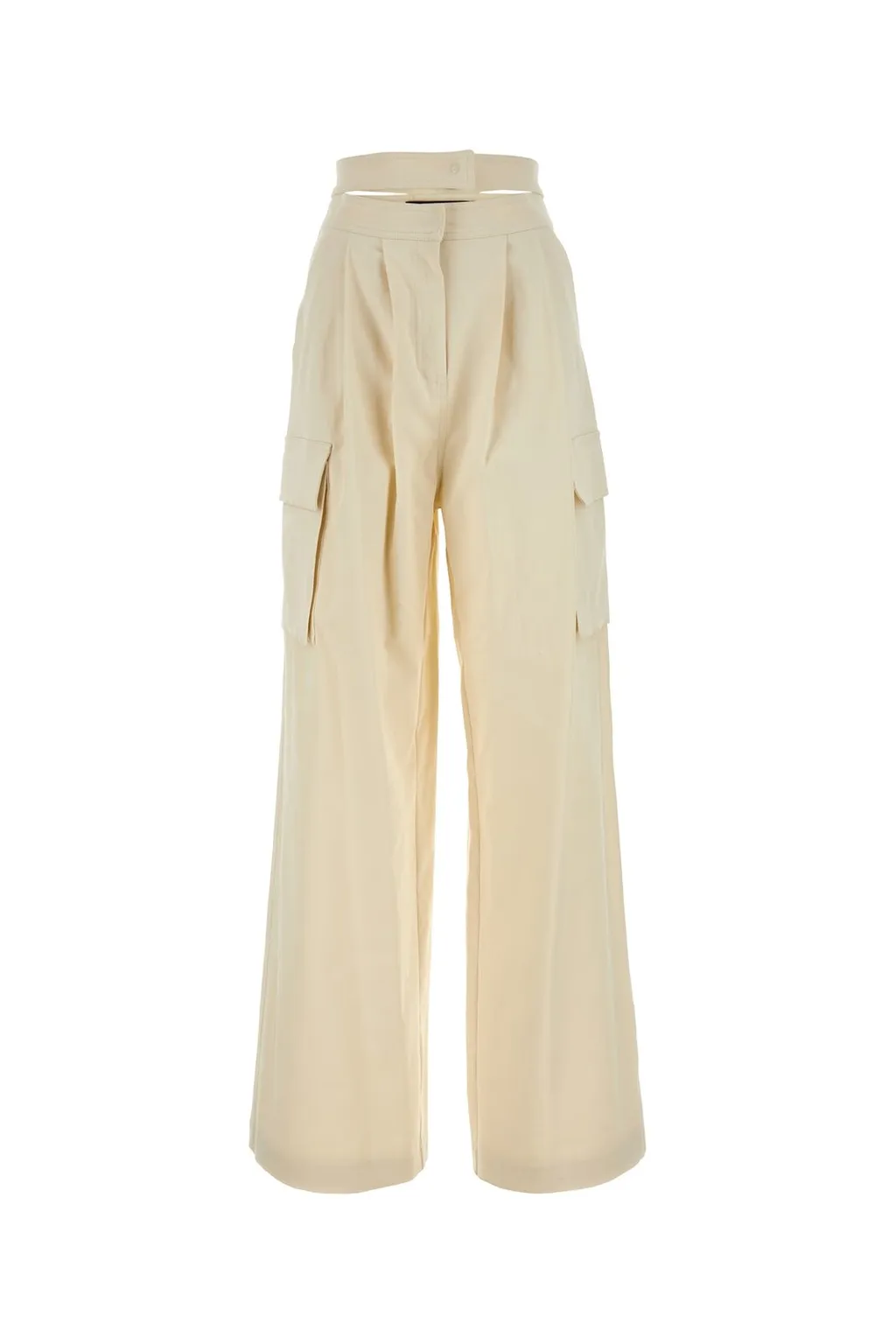 Andrea Adamo Wide Leg Cargo Pants