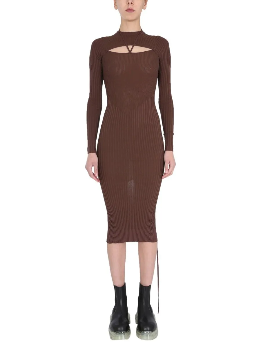 Andrea Adamo Dress With Cut Out Accent