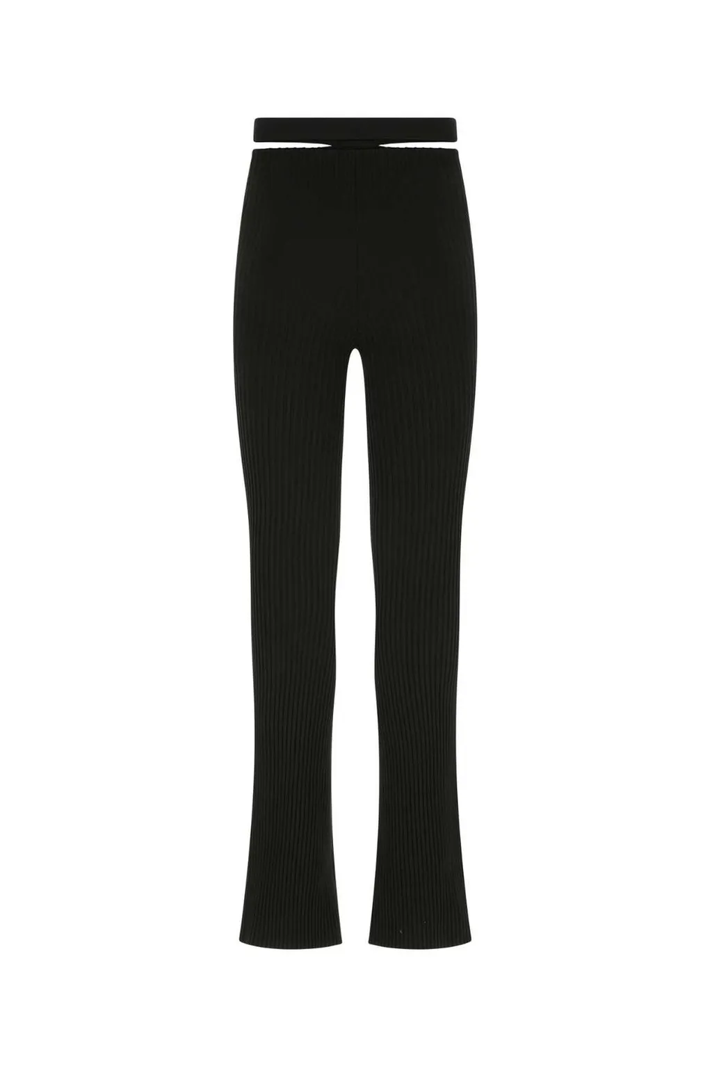 Andrea Adamo Cut-Out Detailed Knitted Trousers