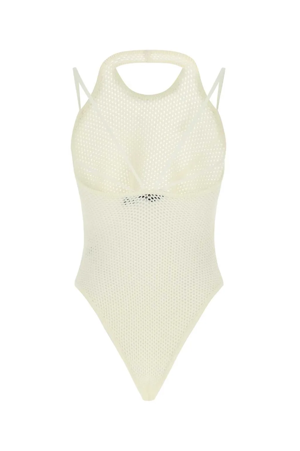 Andrea Adamo Halterneck Knitted Bodysuit