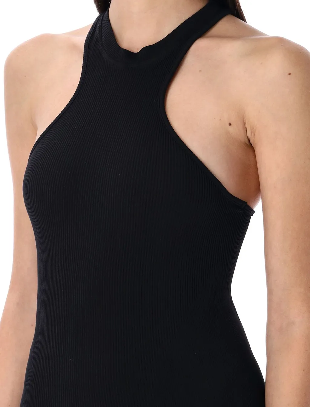 Andreadamo Ribbed Jersey Sleeveless Top