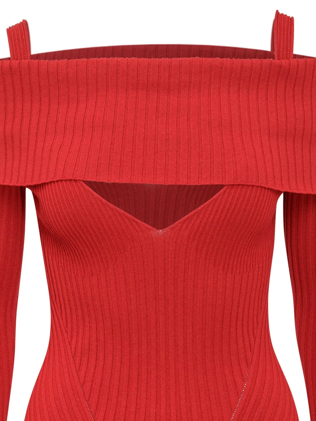 Andreadamo Off-Shoulder Knit Dress