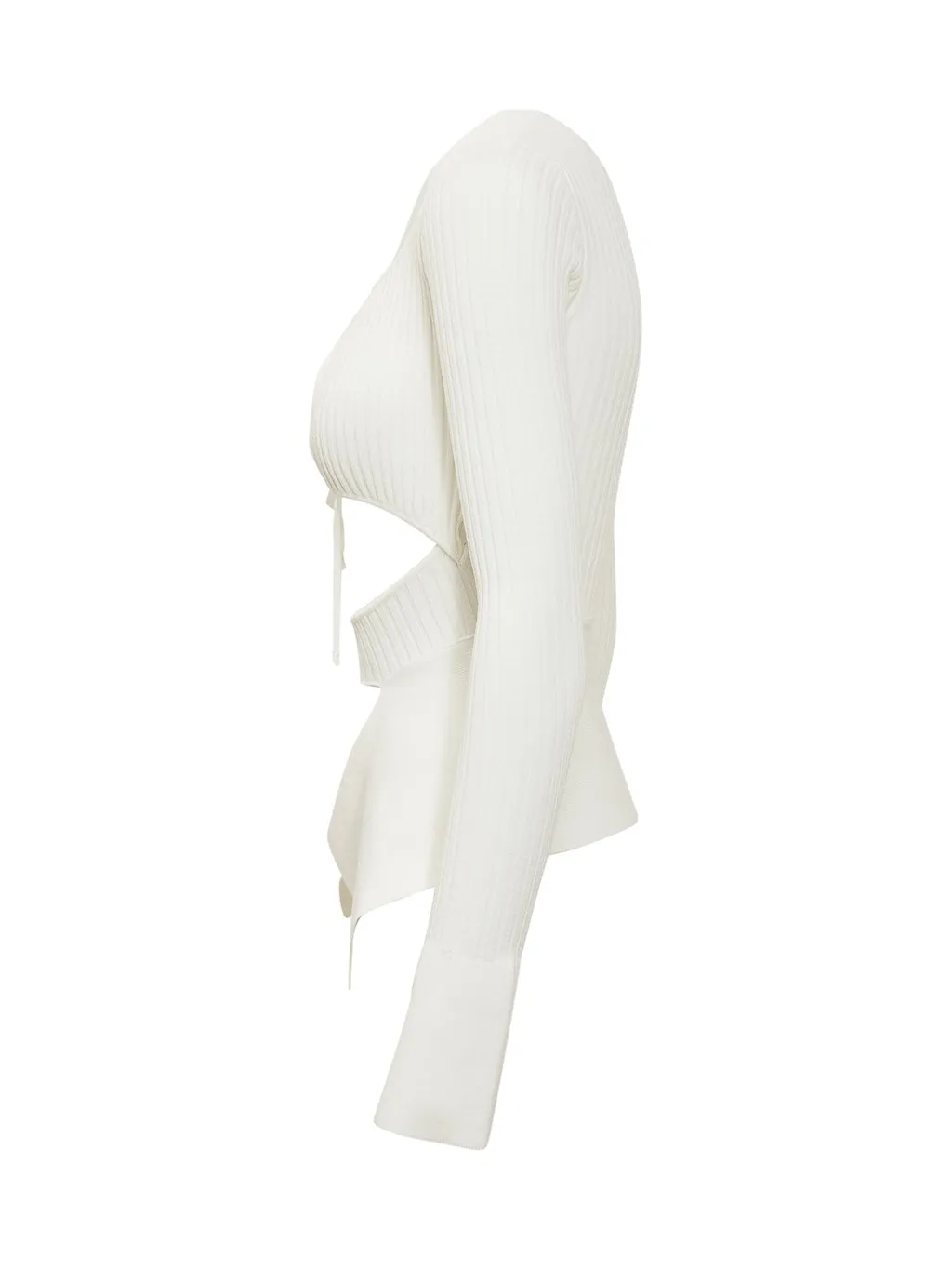Andreadamo Cutout Long Sleeve Top