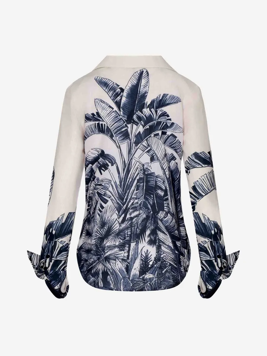 Andres Otalora Printed Linen Blouse