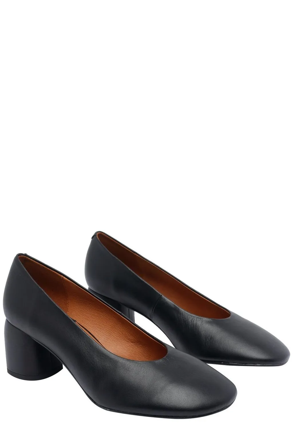 Angel Alarcon Round Toe Slip-On Pumps