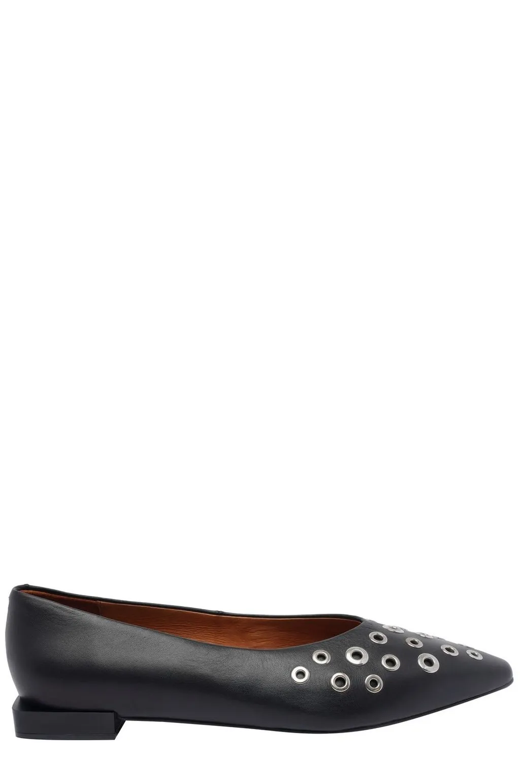 Angel Alarcon Sila Studded Flat Shoes