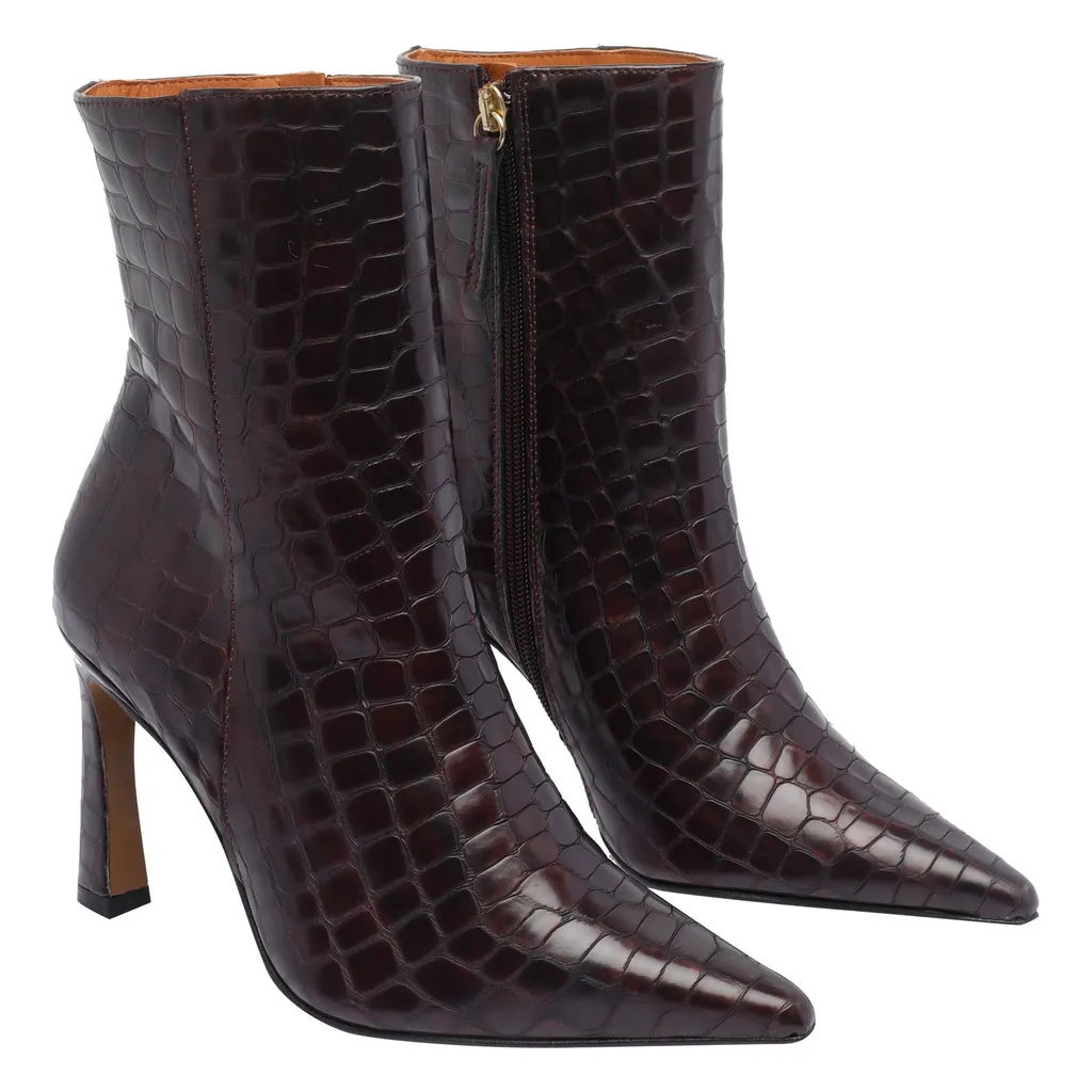 Angel Alarcon Snake Pattern Pump Boots