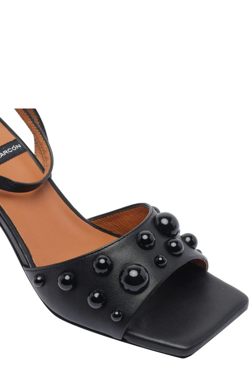 Angel Alarcon Embellished Block Heel Sandals