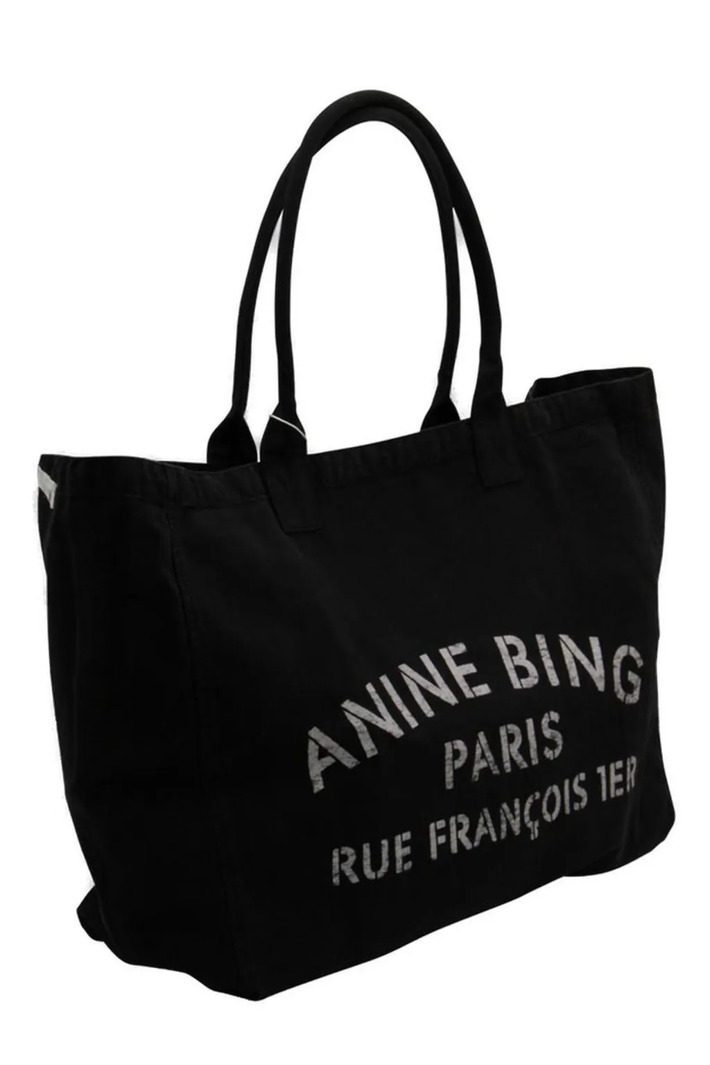 Anine Bing Leo Logo Printed Tote Bag