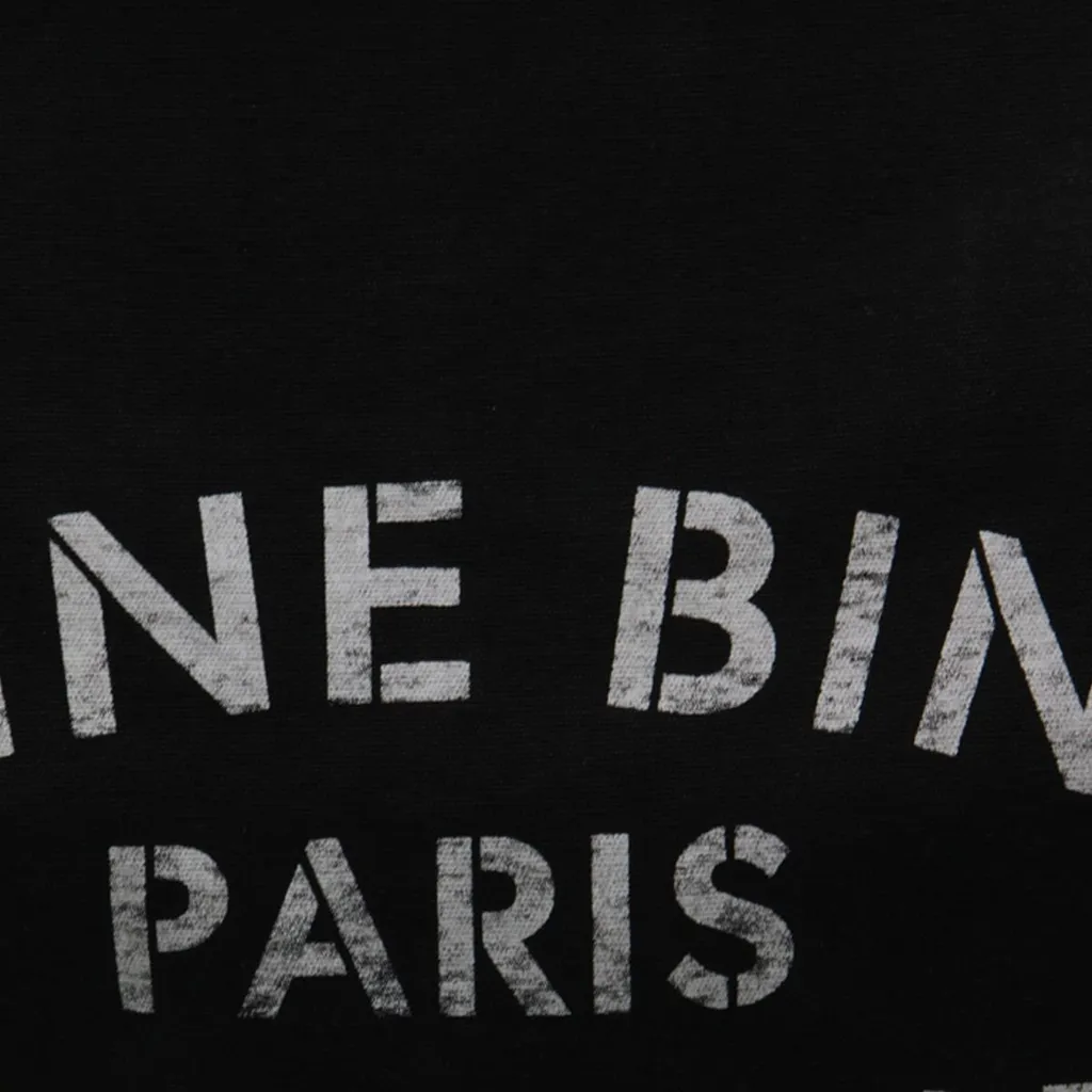 Anine Bing Leo Logo Printed Tote Bag