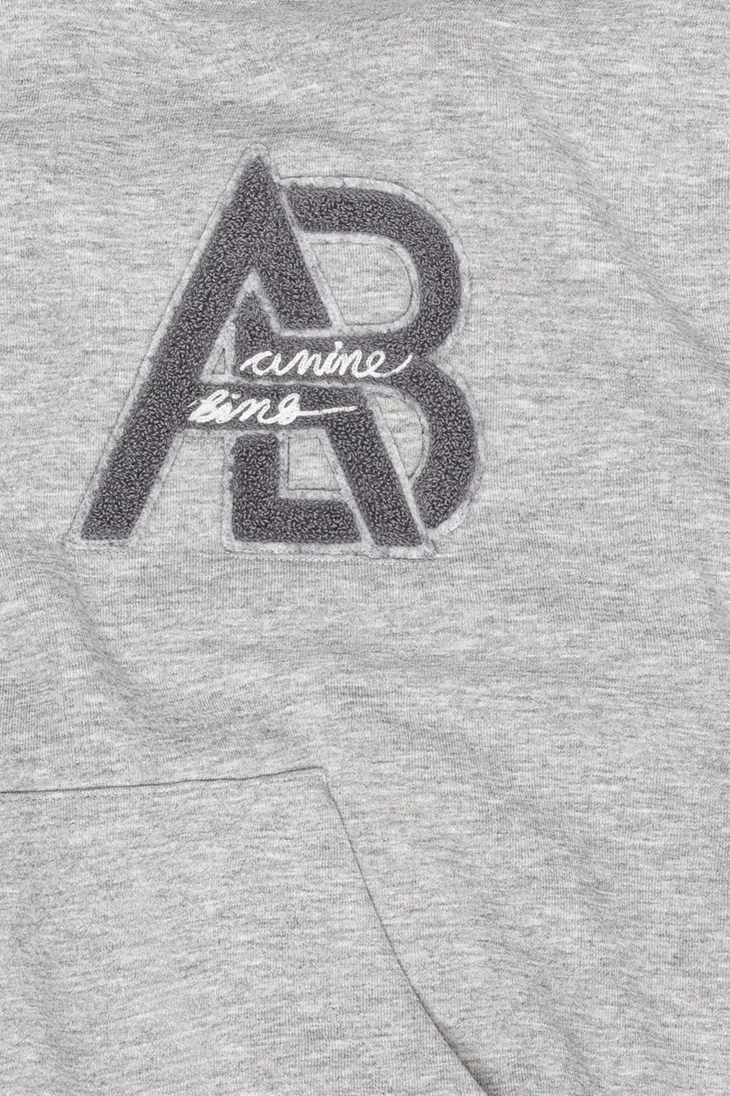 Anine Bing Jaci Logo Flocked Hoodie