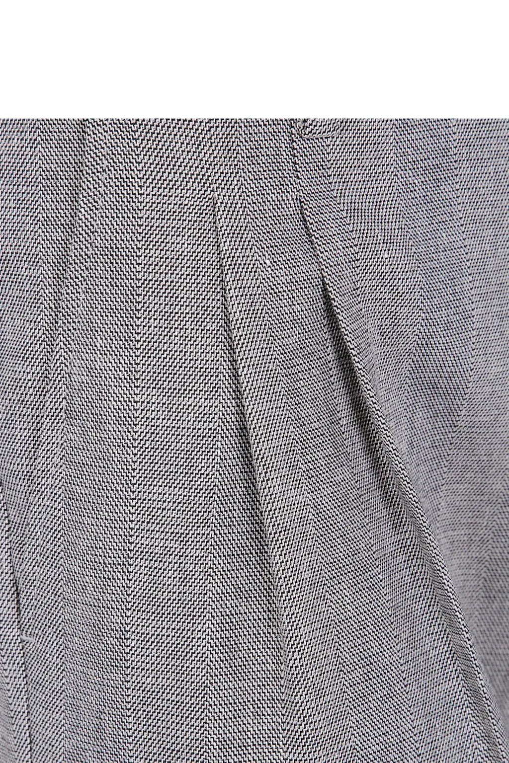 Anine Bing Mid Rise Belen Herringbone Trousers