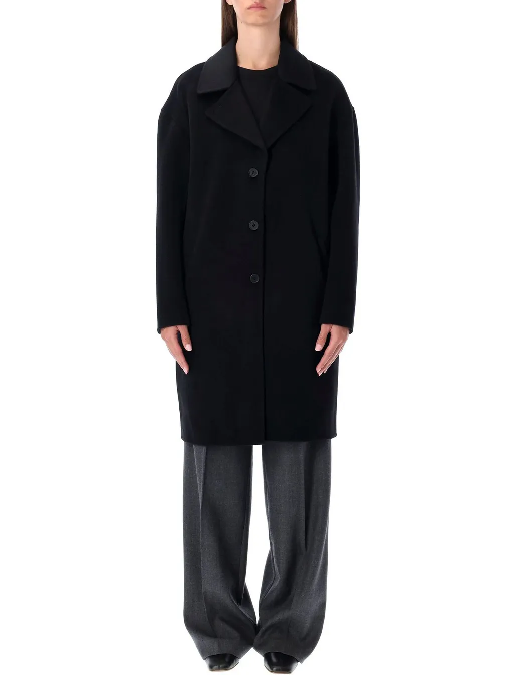 Anine Bing Portia Straight Hem Coat
