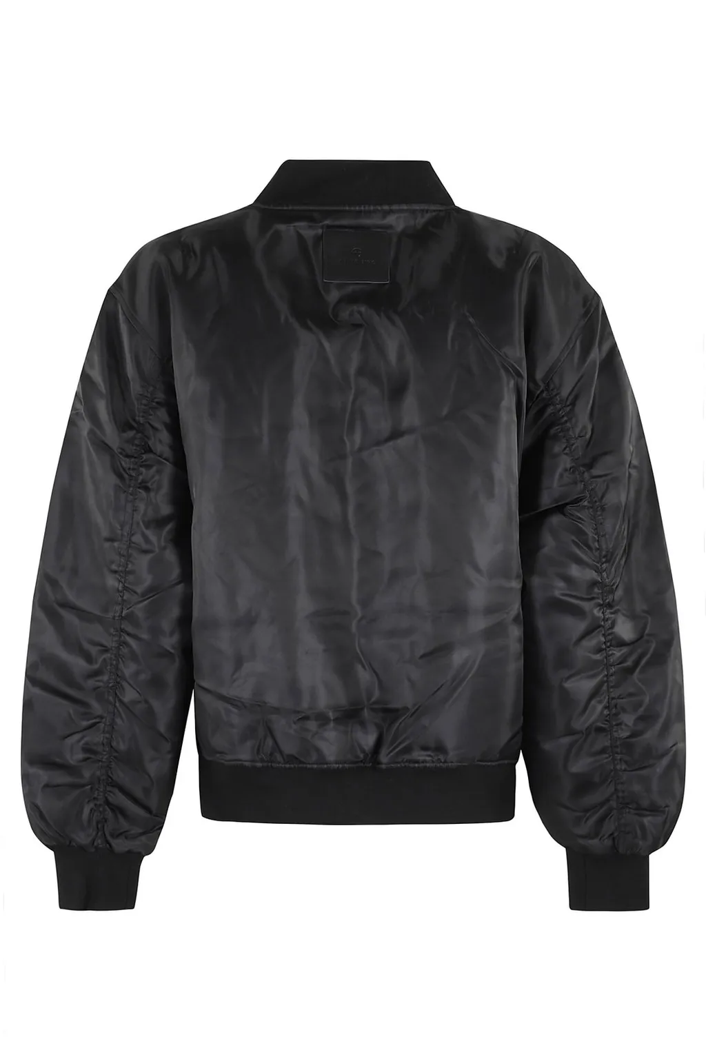 Anine Bing Leon Satin Zipped Bomber Jacket