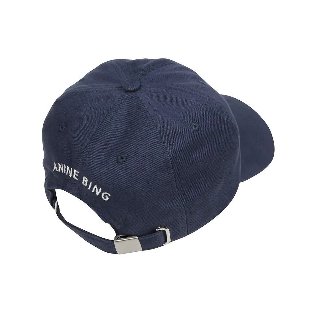 Anine Bing Jeremy Logo Embroidered Baseball Cap