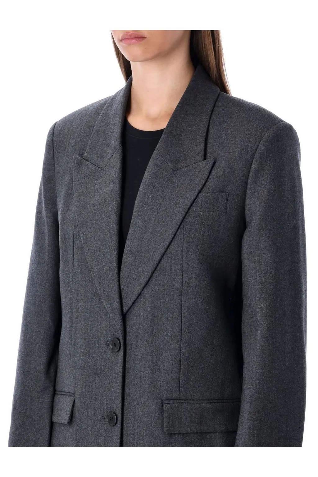 Anine Bing Ross Single Breasted Blazer