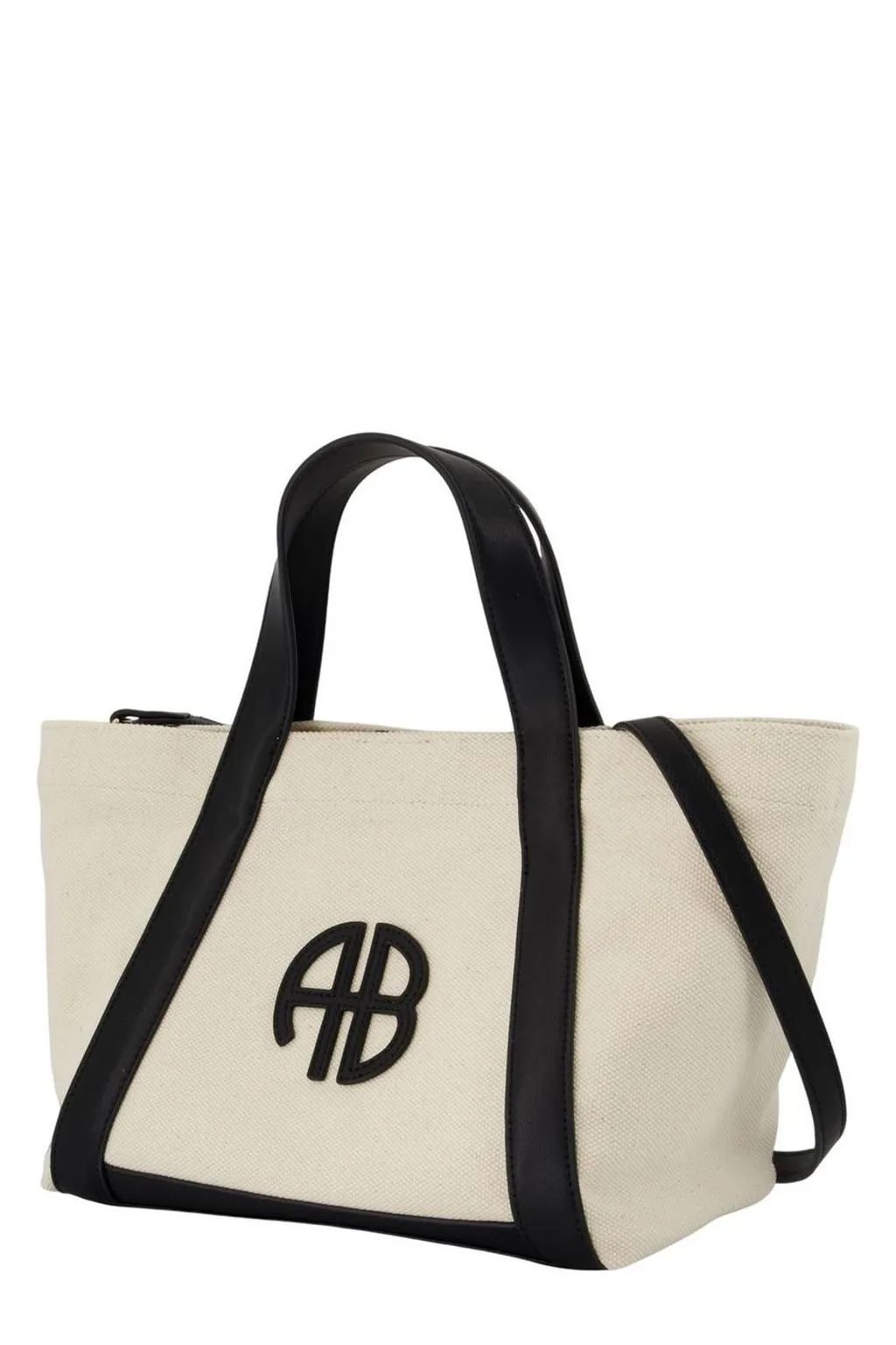 Anine Bing Cara Logo Patch Small Tote Bag