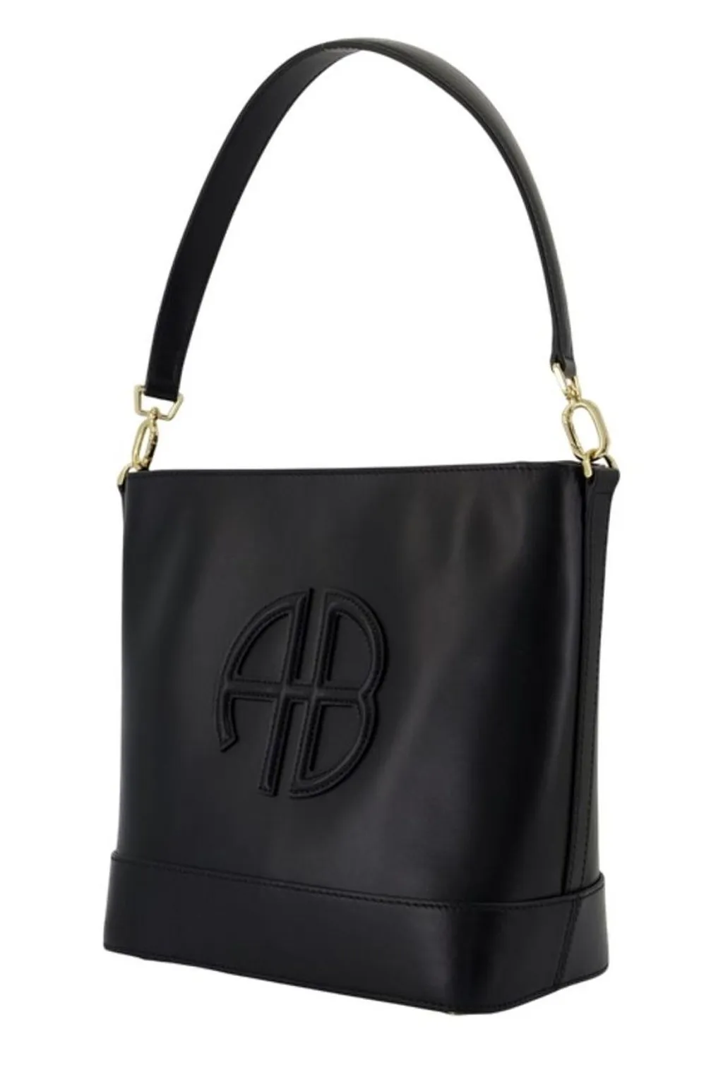 Anine Bing Lili Logo Patch Bucket Bag